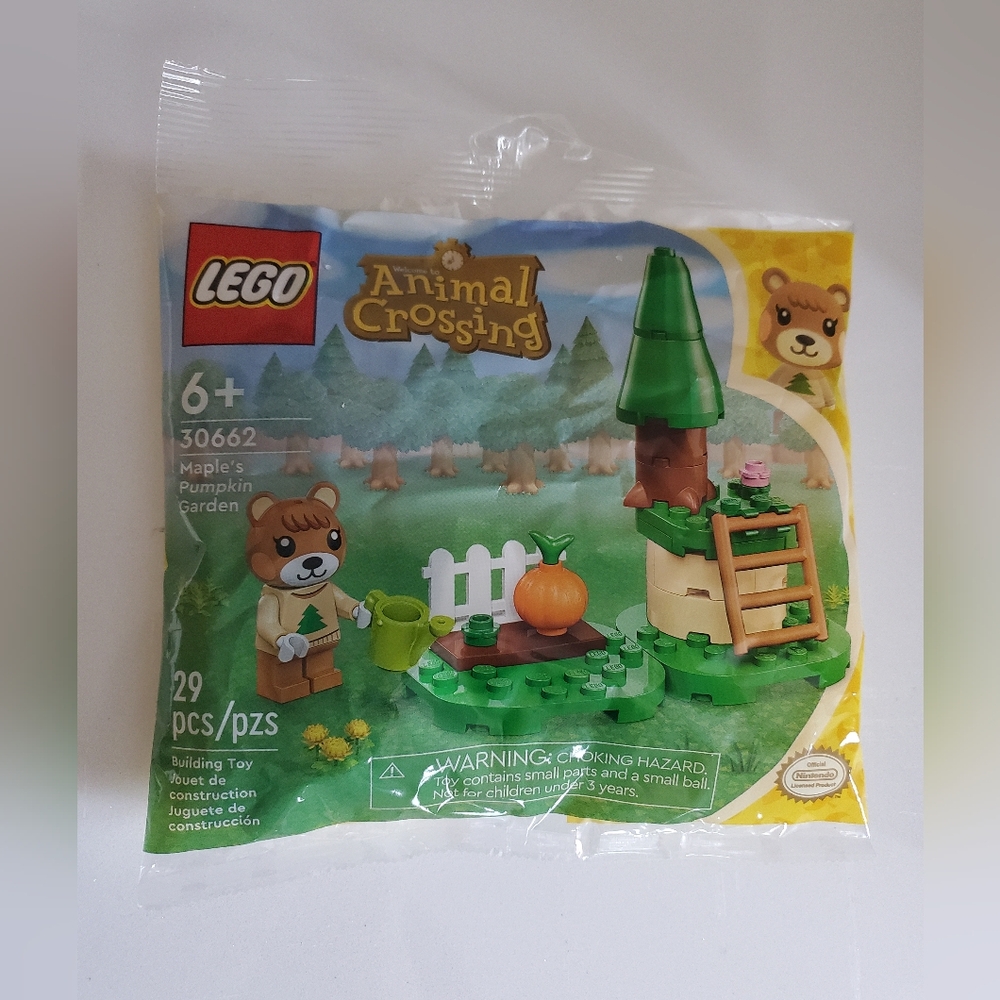 LEGO Animal Crossing Maple's Pumpkin Garden Polybag
